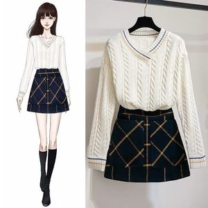 Super cute sweater + skirt set